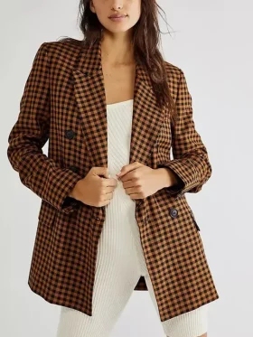 Good Trouble S04 Malika Williams Checked Blazer