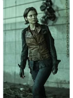 The Walking Dead City Maggie Rhee Leather Vest