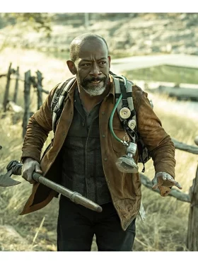 Fear the Walking Dead S08 Morgan Jones Brown Jacket