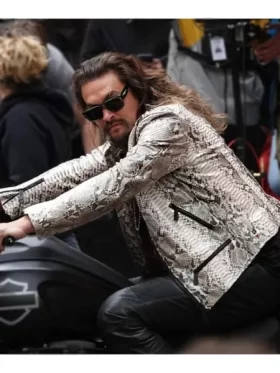 Fast X 2023 Jason Momoa Snakeskin Leather Jacket