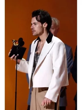 Grammys 2023 Harry Styles White Blazer