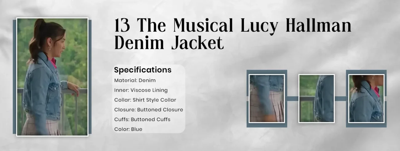 13 The Musical Lucy Hallman Denim Jacket