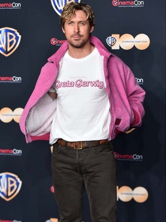 Cinemacon 2023 Ryan Gosling Pink Jacket