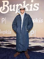 Bupkis 2023 Pete Davidson Denim Coat