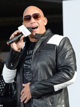 F9 Vin Diesel Black Leather Jacket