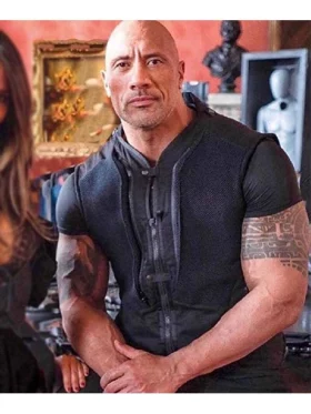 Fast & Furious Hobbs & Shaw Dwayne Johnson Black Vest