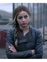 Ghosted 2023 Sadie Rhodes Black Leather Jacket