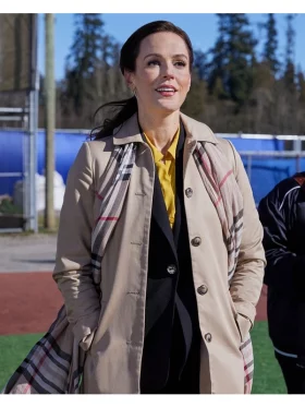 Hearts In The Game 2023 Erin Cahill Trench Coat