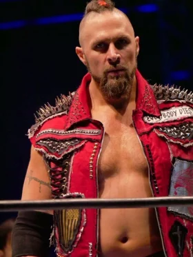 Lance Archer AEW Red Spikes Vest