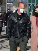 Law & Order Christopher Meloni Biker Leather Jacket