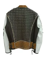 Men’s Café Racer Punk Biker Leather Jacket