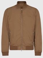 Mens Casual Brown Bomber Jacket