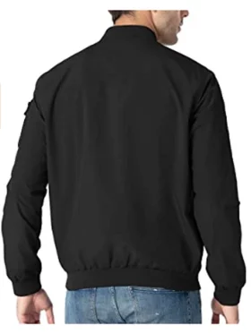 Mens Windbreaker Bomber Jacket