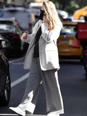 Jennifer Lawrence Oversized Blazer