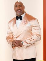 Oscar 2023 Dwayne Johnson Pink Blazer