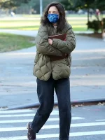 Katie Holmes Rare Objects Puffer Jacket