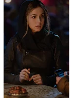 Ghosted 2023 Sadie Rhodes Black Leather Jacket