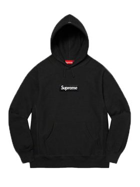 Pullover Supreme Black Hoodie