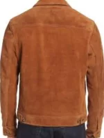 Mens Tan Brown Suede Jacket