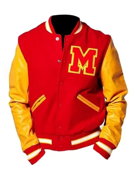 Thriller M Logo Michael Jackson Varsity Jacket