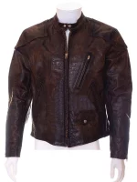 Venom Eddie Brock Biker Leather Jacket