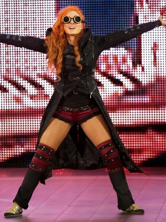 WWE Becky Lynch Leather Coat