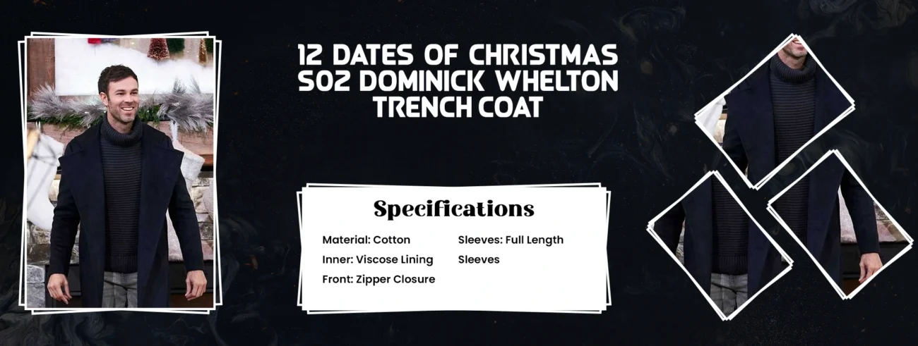 12 Dates of Christmas S02 Dominick Whelton Trench Coat