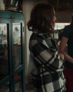 Alicia Vikander Irma Vep 2022 Plaid Jacket