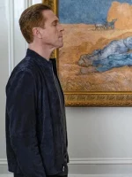 Billions S05 Damian Lewis Suede Leather Jacket