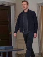 Billions S05 Damian Lewis Suede Leather Jacket