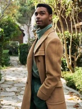 Bridgerton S02 Simon Basset Beige Trench Coat