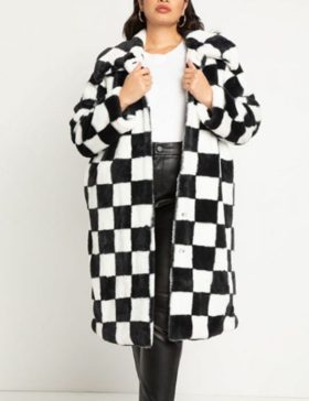 Girls5eva Season 2 Paula Pell Checkered Coat