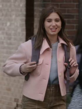 Hocus Pocus 2 Lilia Buckingham Light Pink Jacket