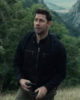 Jack Ryan S03 John Krasinski Black Jacket