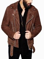 Men’s Suede Motorcycle Jacket