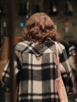 Alicia Vikander Irma Vep 2022 Plaid Jacket