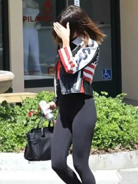 Selena Gomez American Flag Jacket