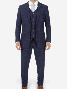 Notch Lapel Shelby Blue Suit