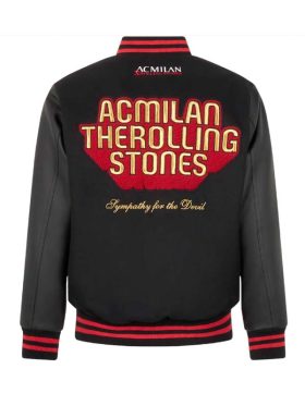 AC Milan X Rolling Stones Varsity Jacket