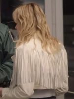 Totally Killer 2023 Kiernan Shipka White Jacket