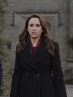 A Merry Scottish Christmas Lacey Chabert Black Coat