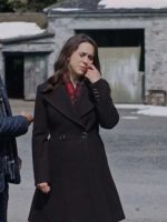 A Merry Scottish Christmas Lacey Chabert Black Coat