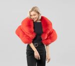 Fox Fur Cape For Women