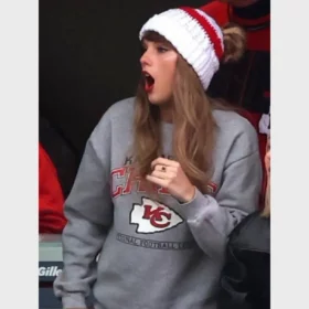 Taylor Swift Chiefs Grey Sweatshirt