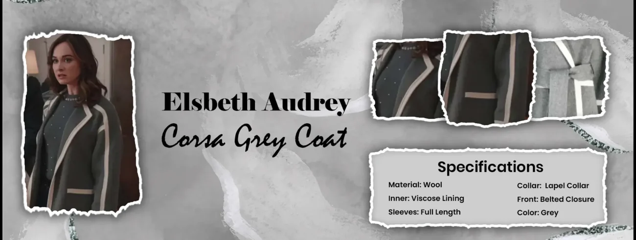 Elsbeth Audrey Corsa Grey Coat