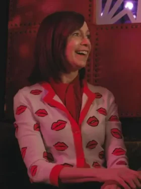 Elsbeth Carrie Preston Lip Print Jacket