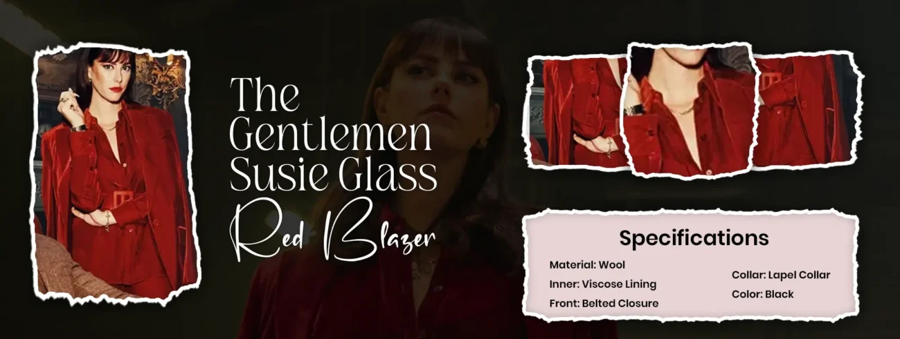 The Gentlemen Susie Glass Red Blazer