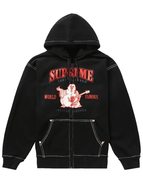 Supreme True Religion Hoodie Black